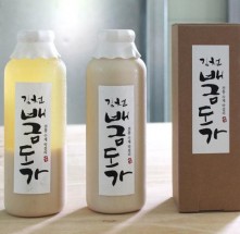 [김천 배금도가]  전통 수제 찹쌀막걸리 1000ml  (무감미료 -12도 수제막걸리)