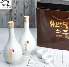 명품안동소주 호리병 400ml 45도, 800ml 45도 선물세트