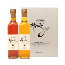 [회룡포참기름] 예천 회룡포 참기름,들기름 500ml 세트