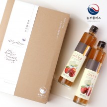 사과 식초 300ml 2병 선물세트 [ 농부플러스 ]