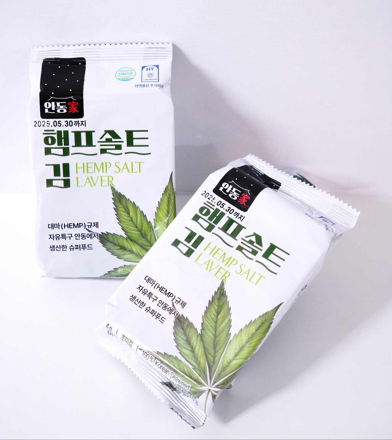 [현영물산] 안동家 햄프솔트 김(도시락김) 4g16봉