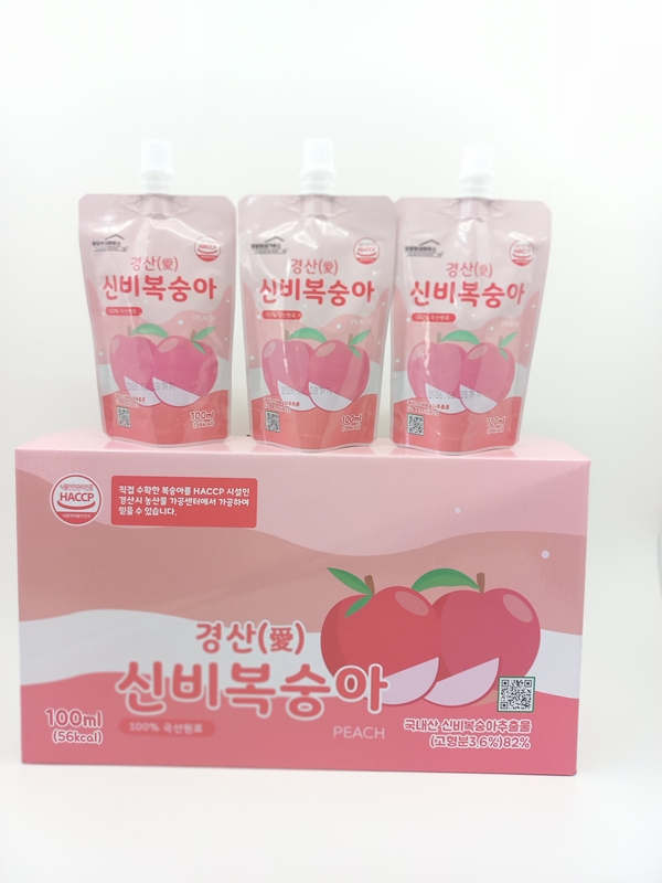 [달달보네하우스]신비복숭아100ml*24포(백도)