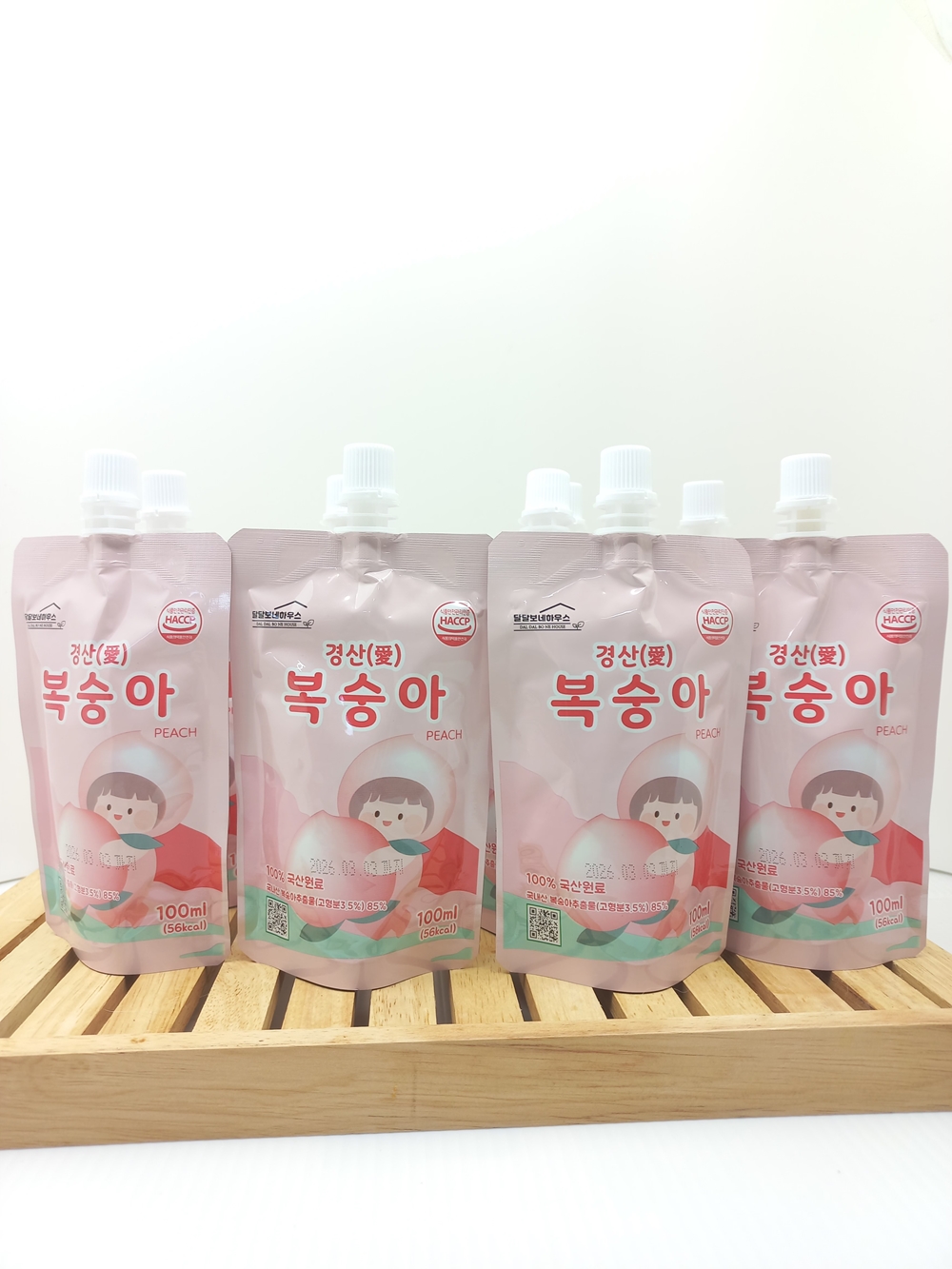 [달달보네하우스]경산애복숭아100ml*12포(황도)