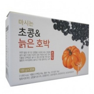 [초산정] 몸에좋은 초콩&늙은호박 즙 1박스(100ml*30팩)